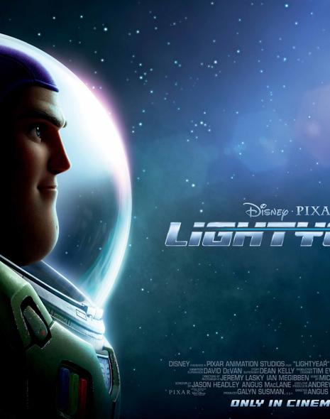 Buzz Lightyear from the Disney and Pixar movie, Lightyear